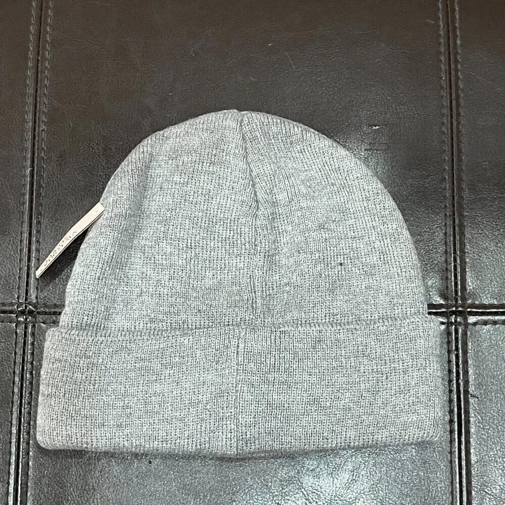New Victoria's Secret Victoria Sport Knit Beanie Hat Gray NWT